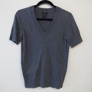 Ann Taylor Gray Sweater Top